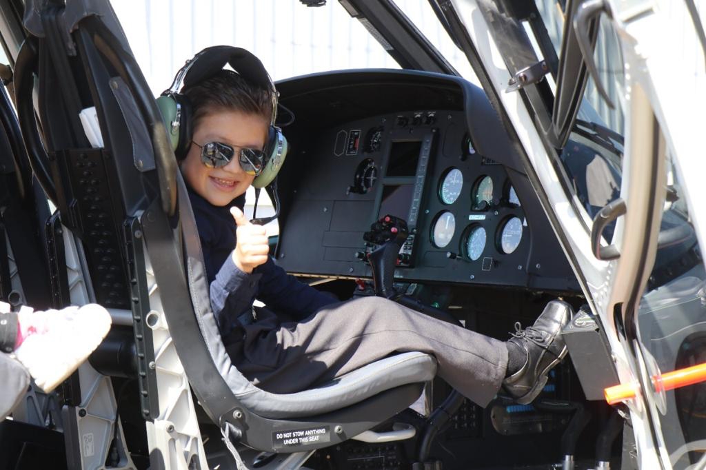 Brinda SSP taller “Aprende a Volar con tu Guardia Civil” en Morelia.