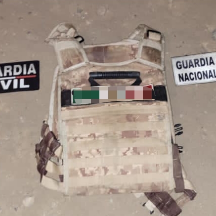 SSP y GN aseguran equipo táctico y vehículo con reporte de robo; hay dos detenidos.