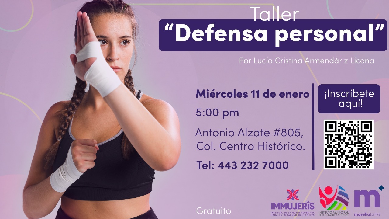 IMMUJERIS, arrancará talleres de defensa personal y baile integral.