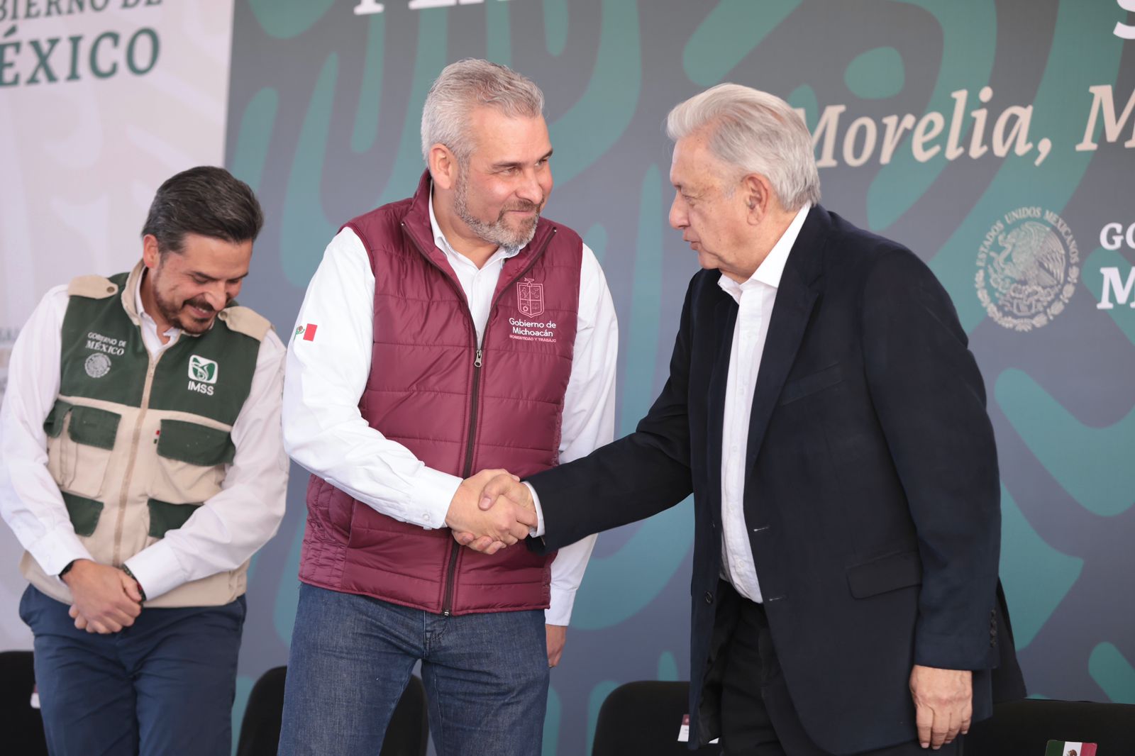 Bedolla y Presidente de México concretan incorporación de Michoacán al Plan de Salud IMSS Bienestar.