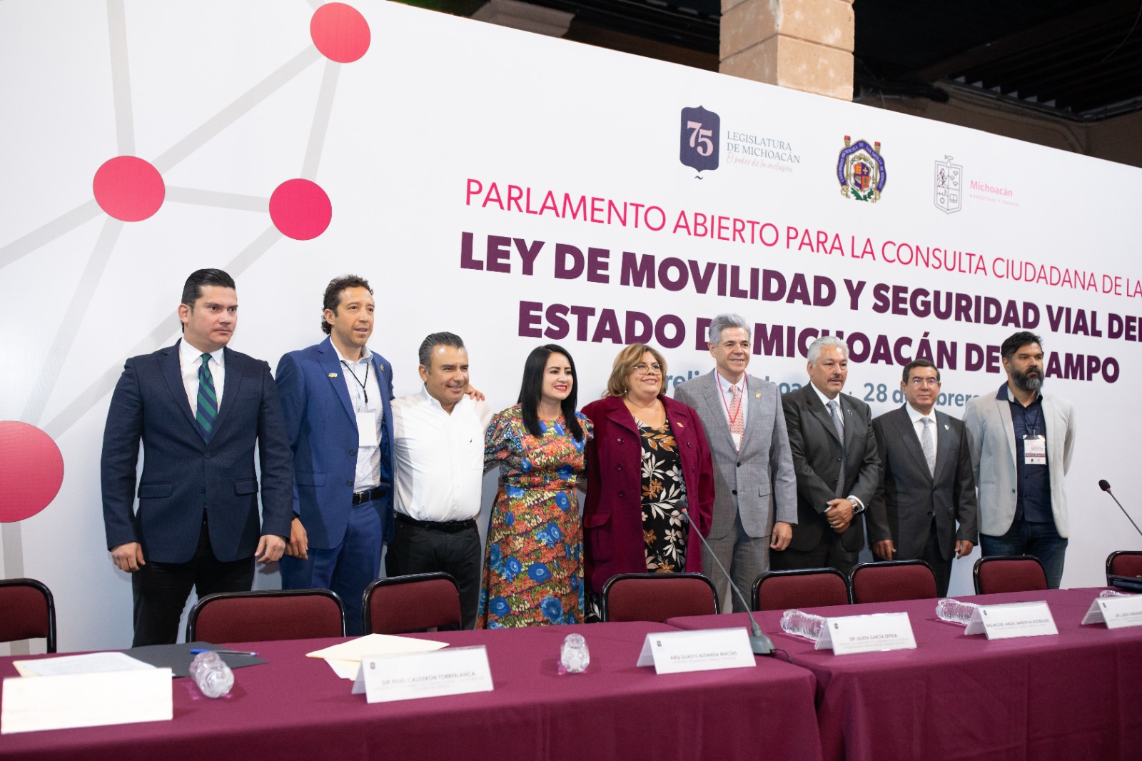 Instalan Parlamento Abierto hacia una Ley de Movilidad de Michoacán