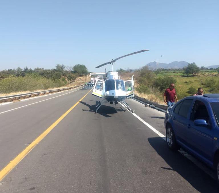 Tras volcadura en autopista Siglo XXI, SSP traslada vía aérea a tres personas lesionadas