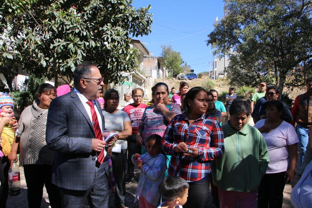 José Luis Téllez visitó la colonia Llano del Ejido y Fraccionamiento San Carlos