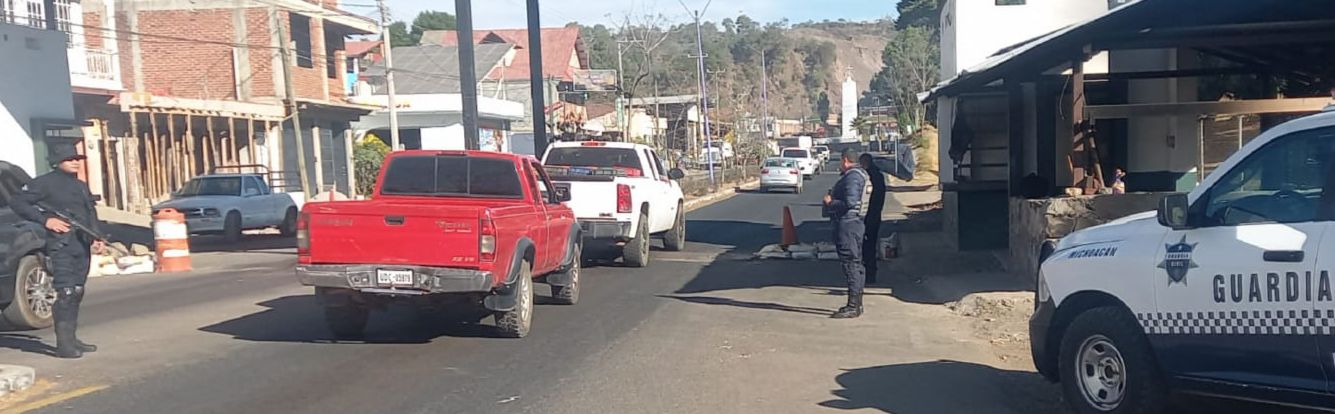 SSP, Sedena y GN mantienen las acciones operativas en Nuevo Parangaricutiro