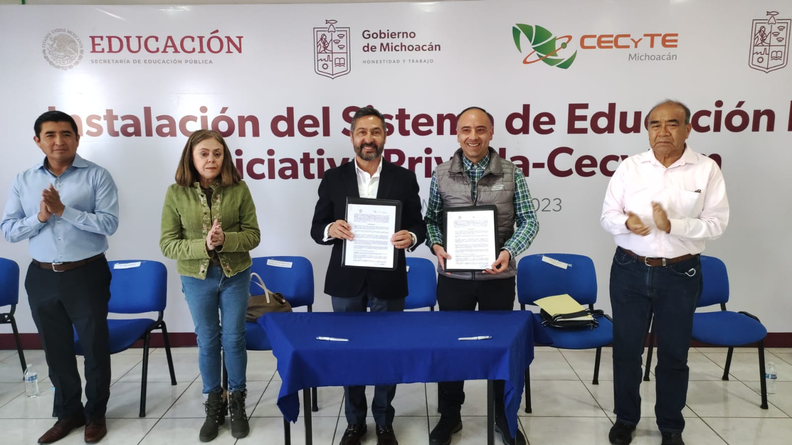 Firman alianza por la educación dual Cecytem y Asociación de Hoteles