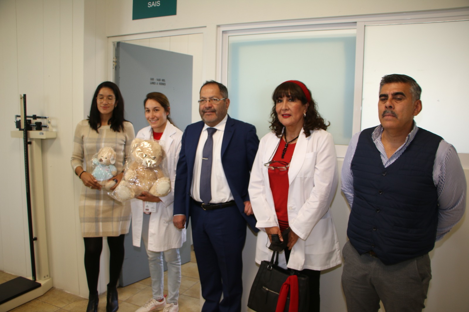 José Luis Téllez visitó el hospital IMSS Bienestar Ciudad Hidalgo