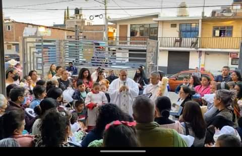 En Parroquia de San Juan recordaron la presentación del Niño Jesús en el templo