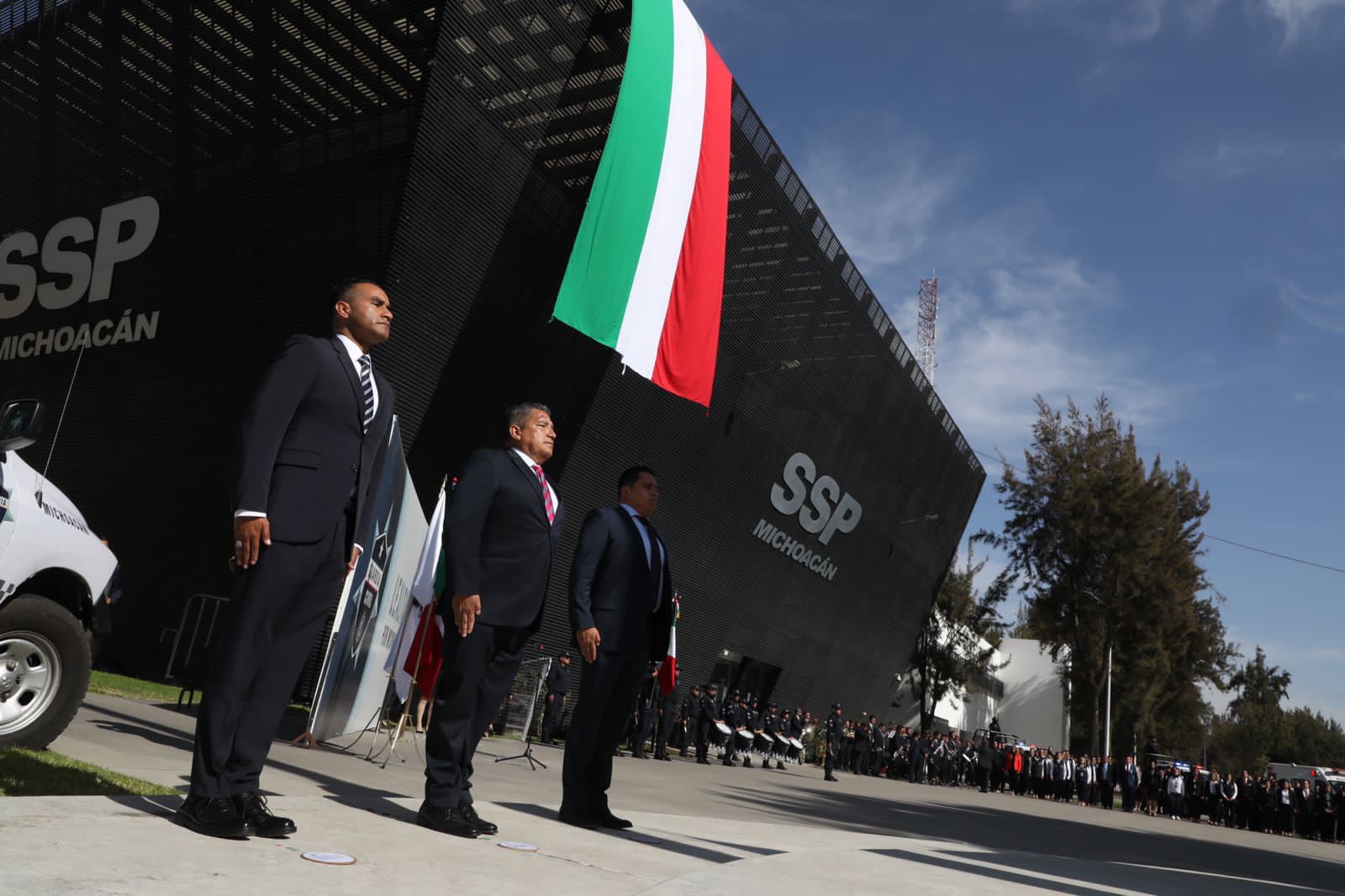 La bandera de México es el alma de nuestro país: titular de SSP.