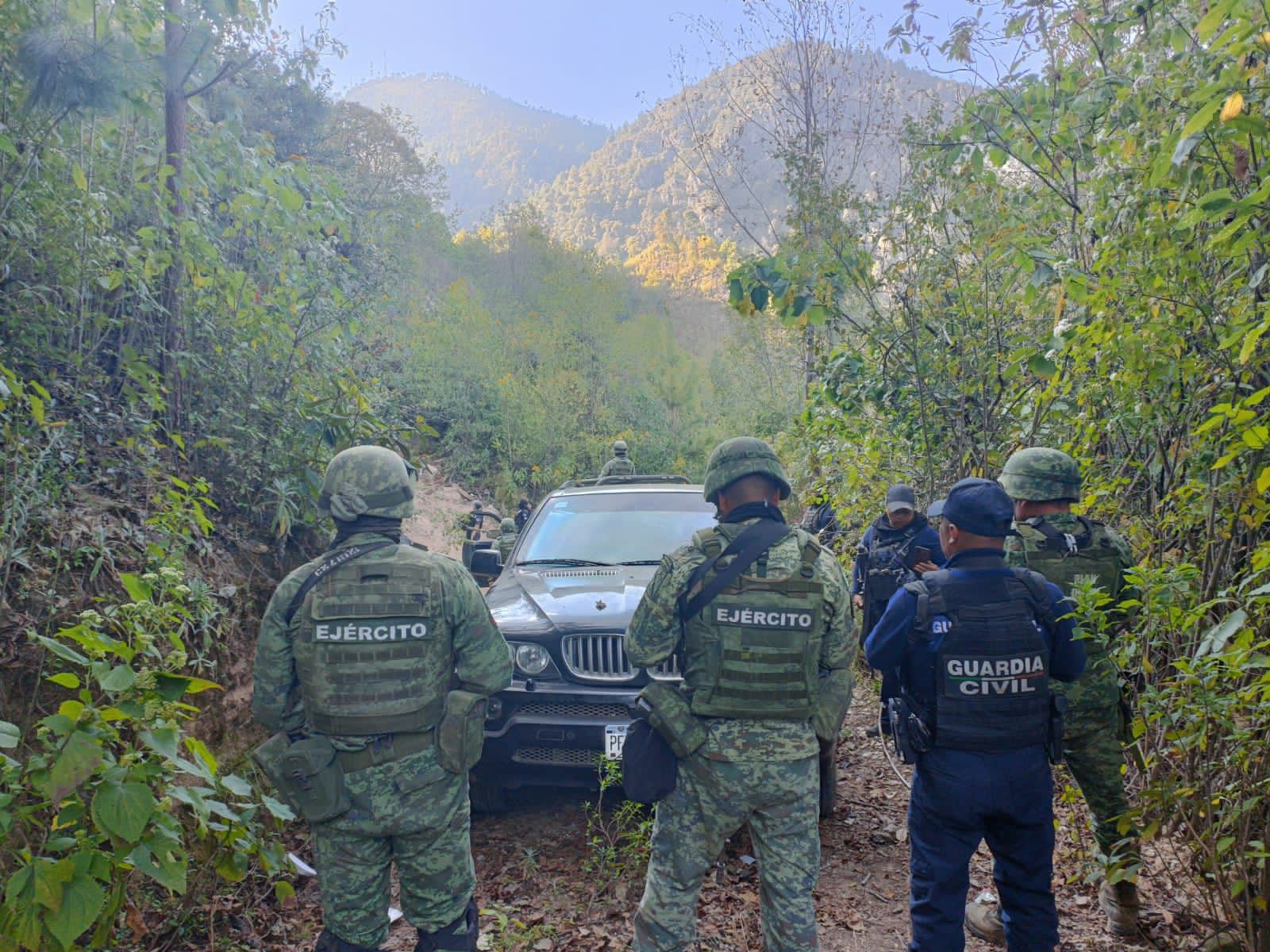 Tras agresión en #CdHidalgo, Guardia Civil asegura cinco vehículos y destruye campamento ilícito