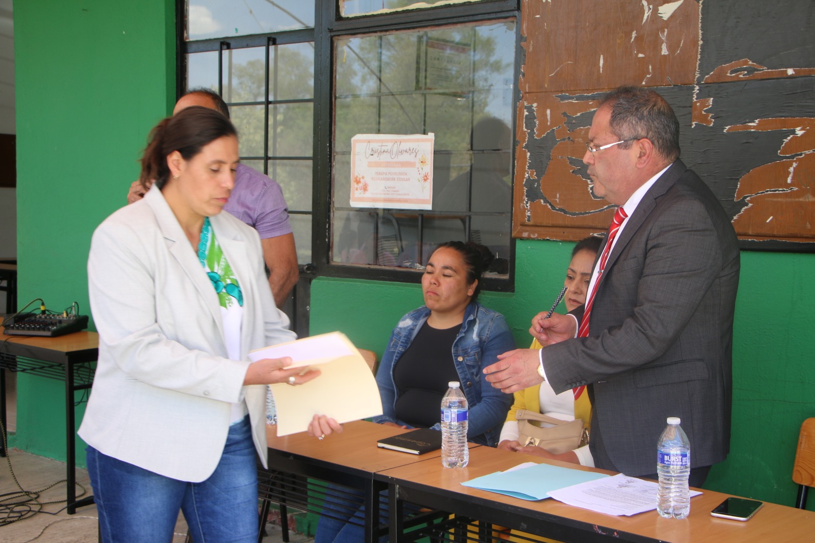 José Luis Téllez visitó la localidad de Rancho Alegre con el fin de conocer las necesidades de la comunidad