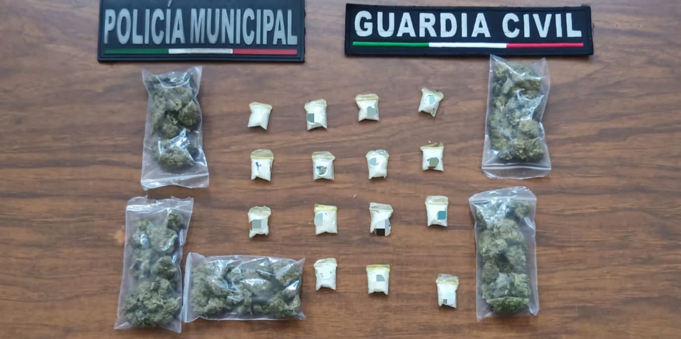 En Zamora, Guardia Civil asegura a uno junto a 20 envoltorios de dropa