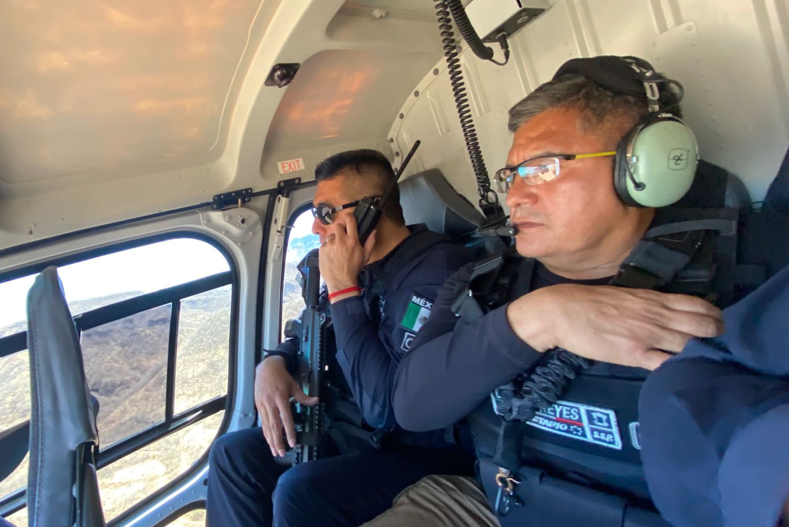Guardia Civil activa patrullajes y vigilancia aérea en la zona sierra limítrofe con Jalisco y Edomex