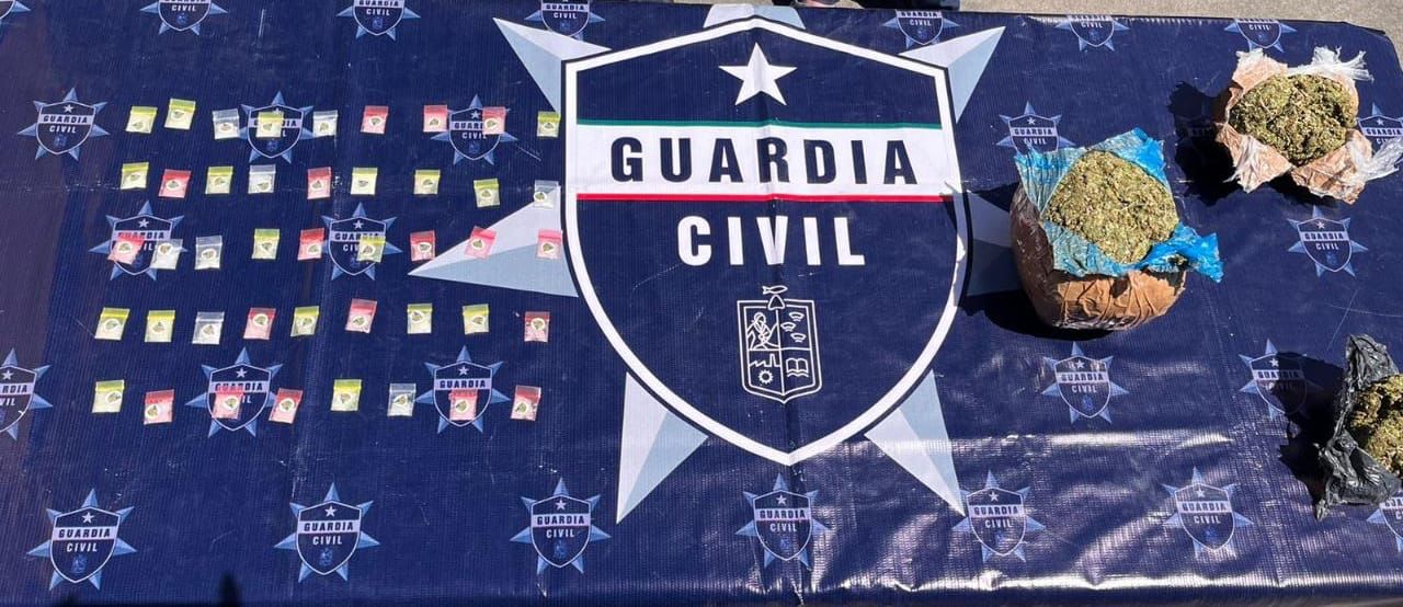 En Jacona, Guardia Civil asegura 47 envoltorios de droga; hay dos detenidos