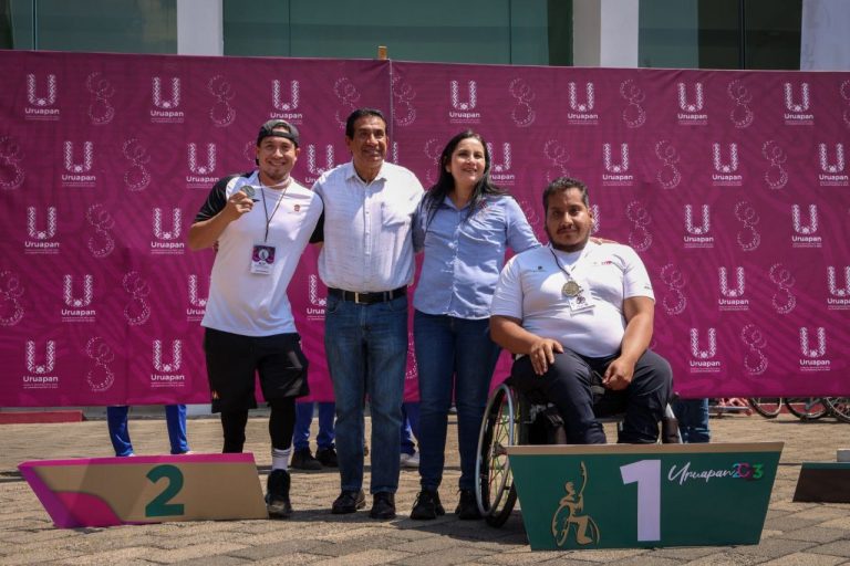 Uruapenses ganan medallas de oro y plata en Juegos Nacionales Deportivos en Silla de Ruedas y Amputados