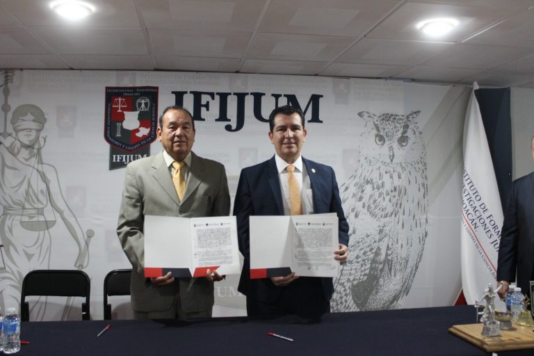 Firman Fiscalía Anticorrupción e IFIJUM, convenio de colaboración.