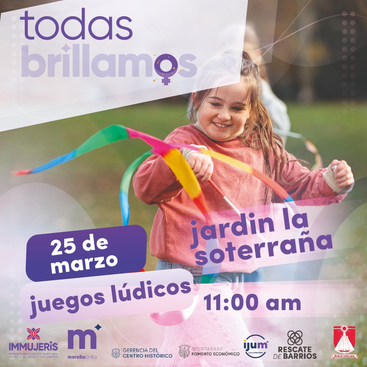 IMMUJERIS se suma a “Rescate de barrios” con bazar “Todas Brillamos”, en jardín de la Soterraña