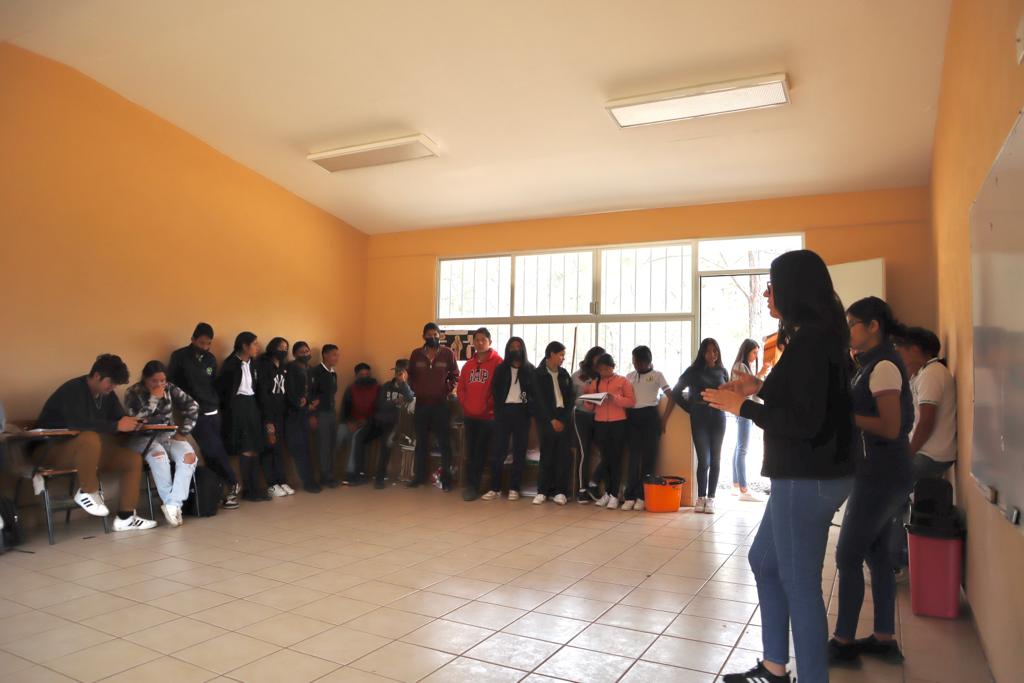 IJUM en tu Tenencia” llega a Telebachillerato Michoacán de San Miguel del Monte»