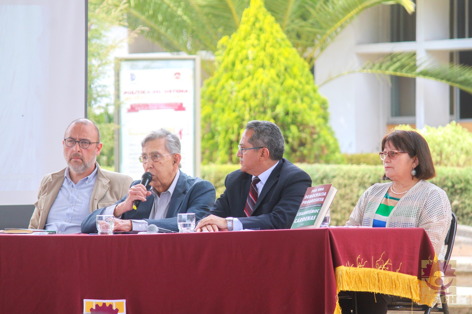 El #ITSCH sede de la presentación del Libro “La Democracia Progresista Debatir el Presente Para Un Mejor Futuro” de Cuauhtémoc Cárdenas