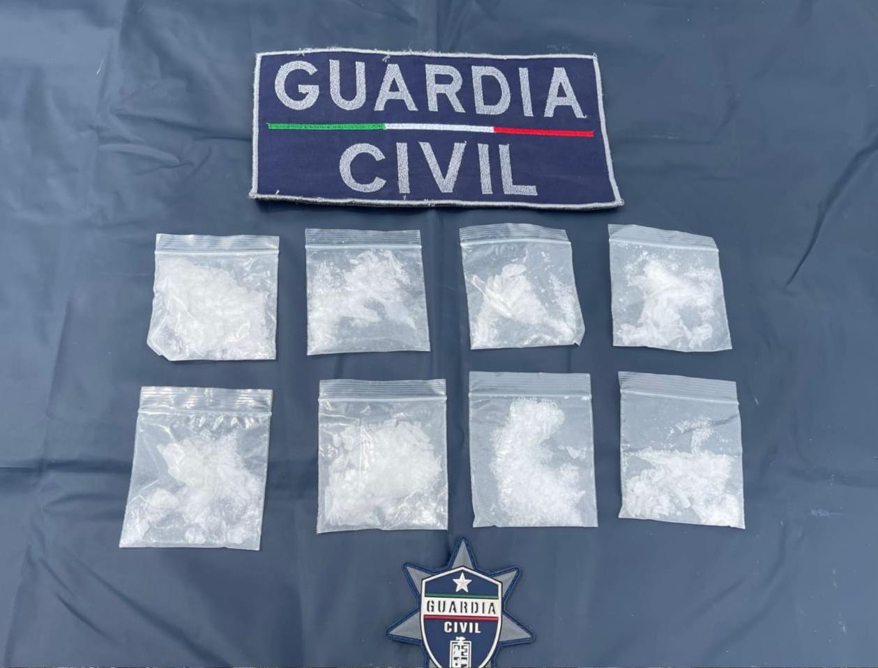 Guardia Civil asegura a 6 personas y 25 unidades de droga; en distintos hechos