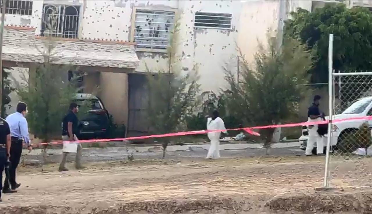 En balacera en las inmediaciones del fraccionamiento Misión Del Valle dejó como saldo dos agentes de la FGE sin vidas y seis detenidos