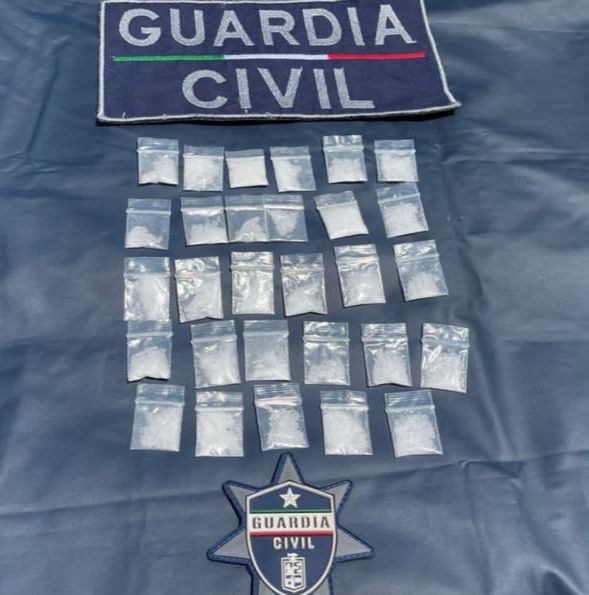 Guardia Civil asegura 50 dosis de droga y detiene a 10 presuntos implicados