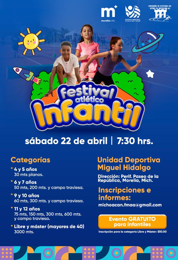Alista Imcufide Festival Atlético Infantil 2023