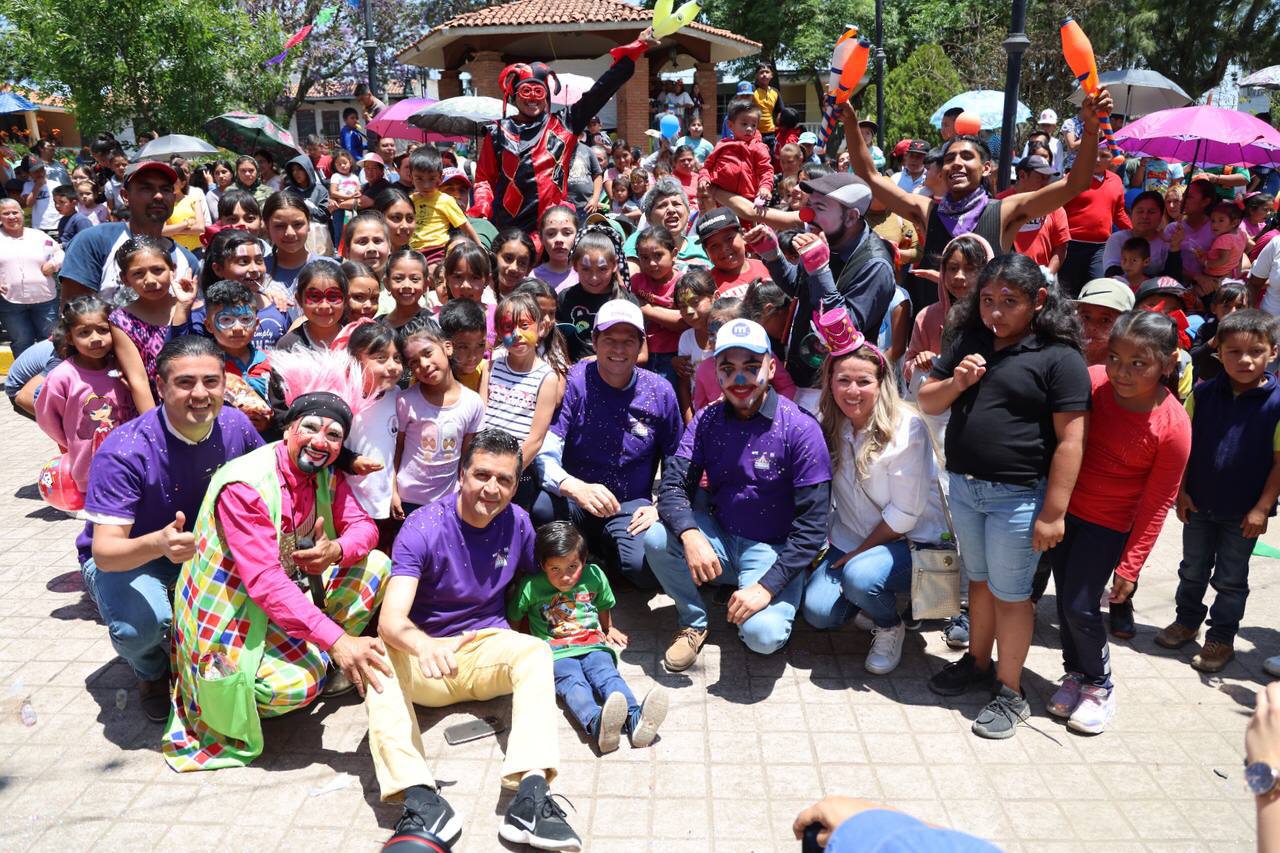 DIF Morelia lleva sonrisas y diversión a tenencias de Tiripetío y Santiago Undameo