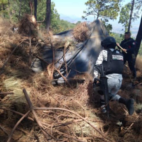 SSP, GN y FGE desmantelan asentamiento ilícito, en Uruapan