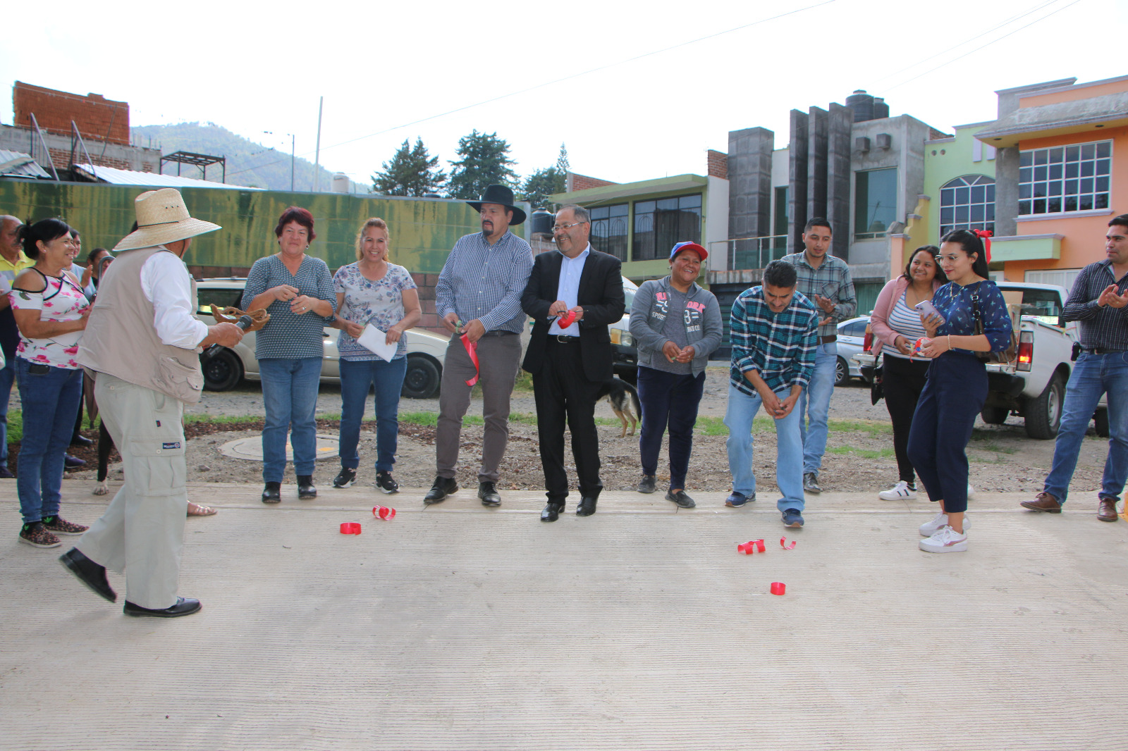 José Luis Téllez inauguró la construcción de puente vehicular en la comunidad Rincón de Dolores
