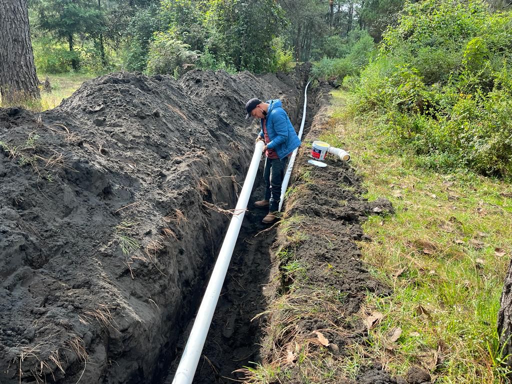 Invierte SCOP 2.3 mdp en ampliación de red de agua potable en Angahuan