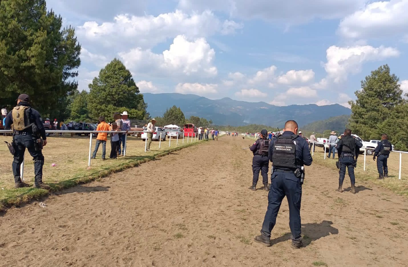 Guardia Civil desactiva carrera de caballos clandestina, en Ocampo