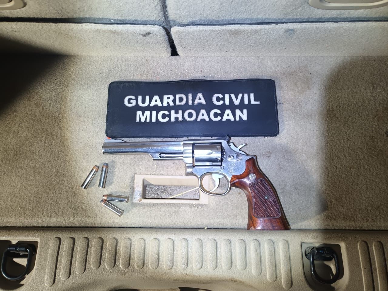 SSP detiene a hombre en posesión de arma de fuego, en Morelia