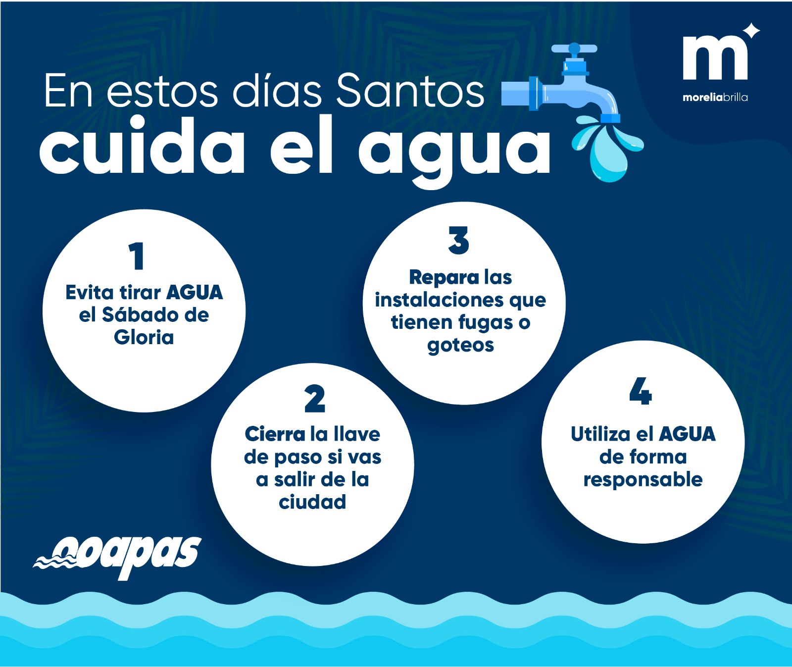 Ciudadanía podrá usar alternativas para pagar recibo del agua durante los días santos.