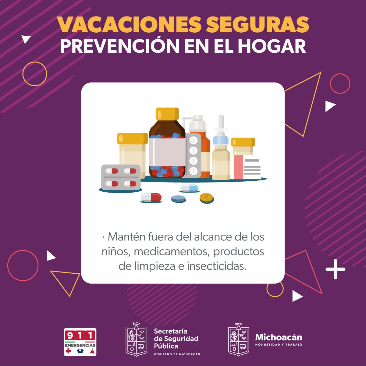 SSP da recomendaciones para vacaciones seguras en casa