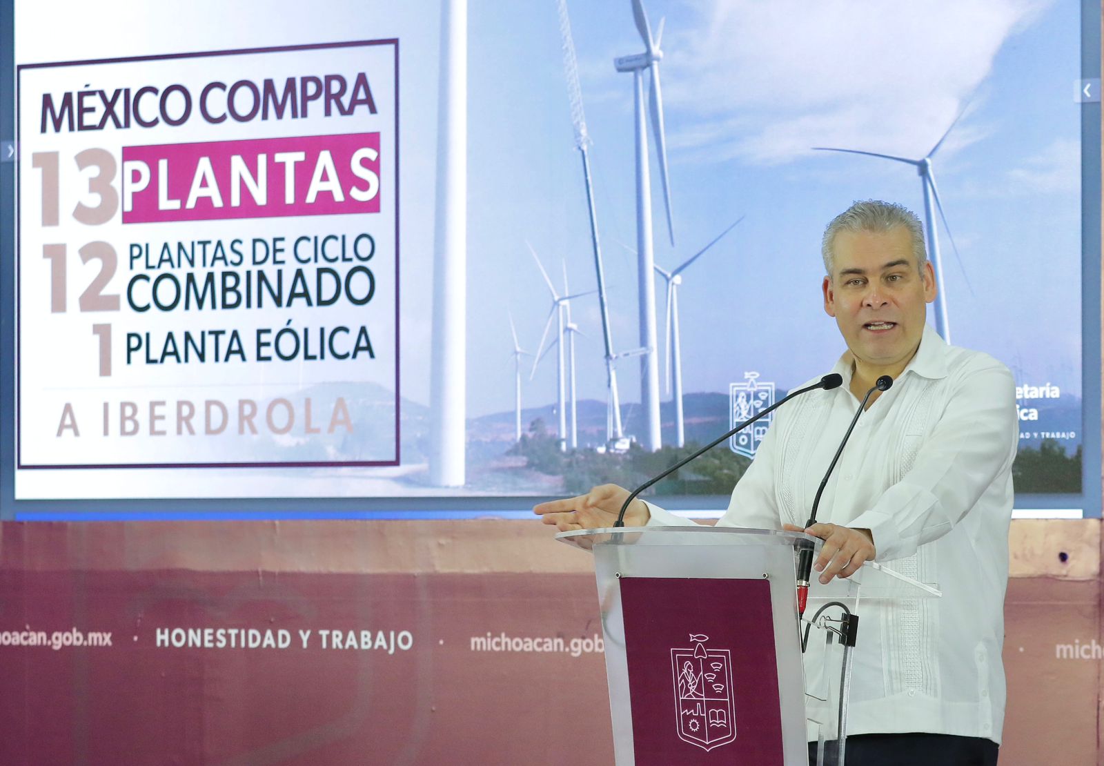 Celebra Bedolla que nacionalización de industria eléctrica se haga sin endeudamiento.