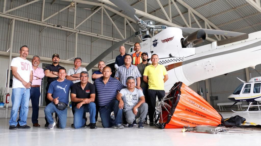 Capacitada, Dirección de Servicios Aéreos para combate a incendios forestales: SSP