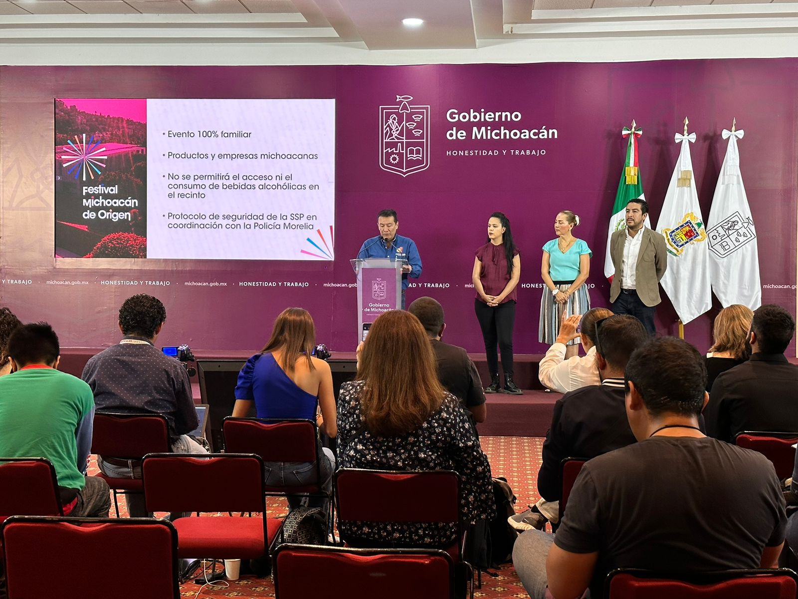 Presentan programa de actividades del Festival Michoacán de Origen 2023