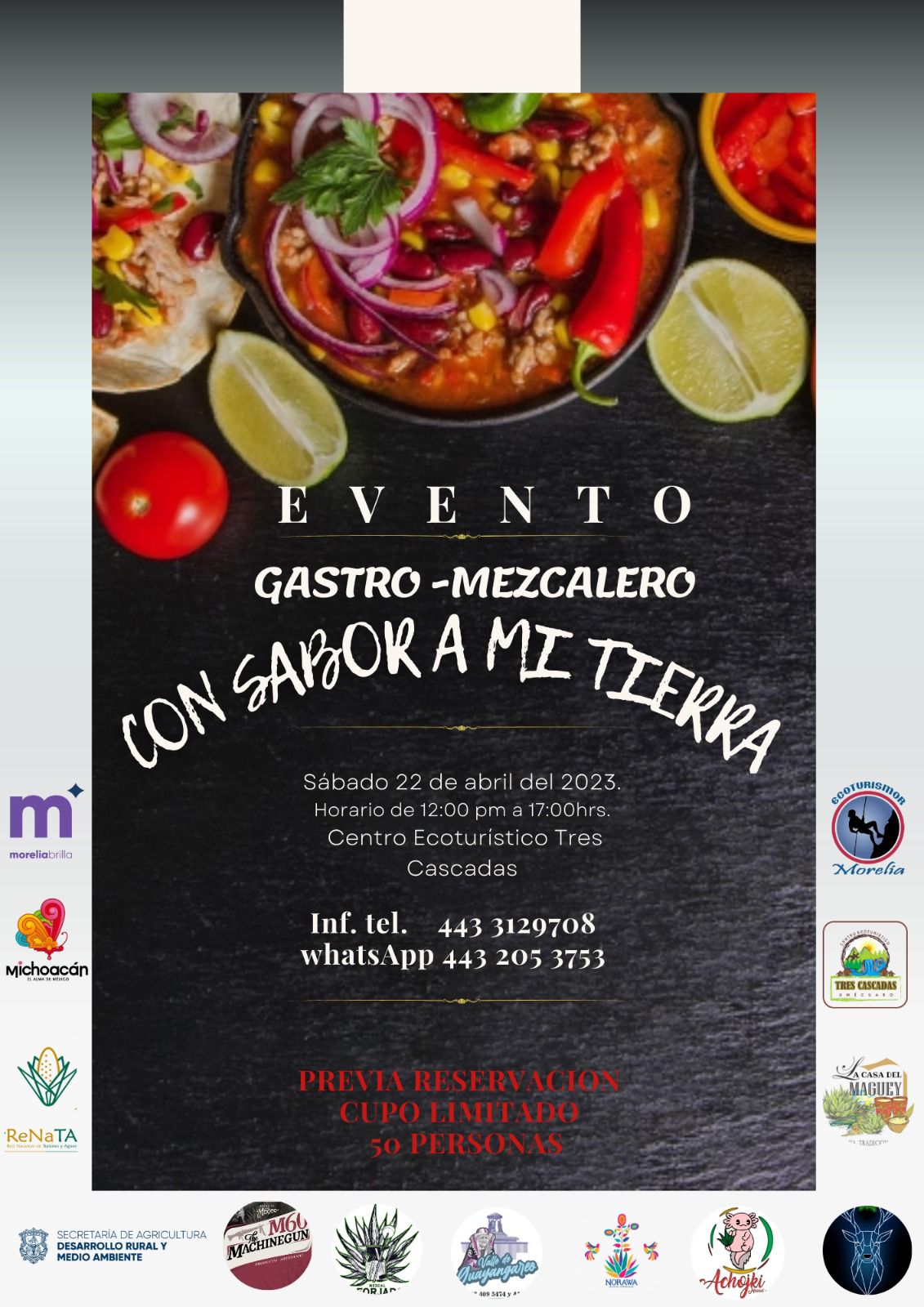 Llega a Umécuaro el gastromezcalero Con sabor a mi tierra, anuncia Sectur.
