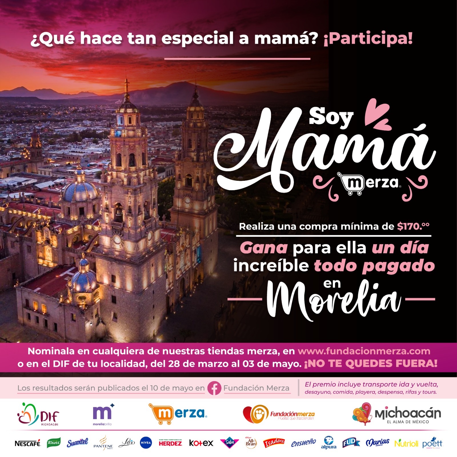 Con Soy Mamá Merza se reconocerán y consentirán a madres michoacanas