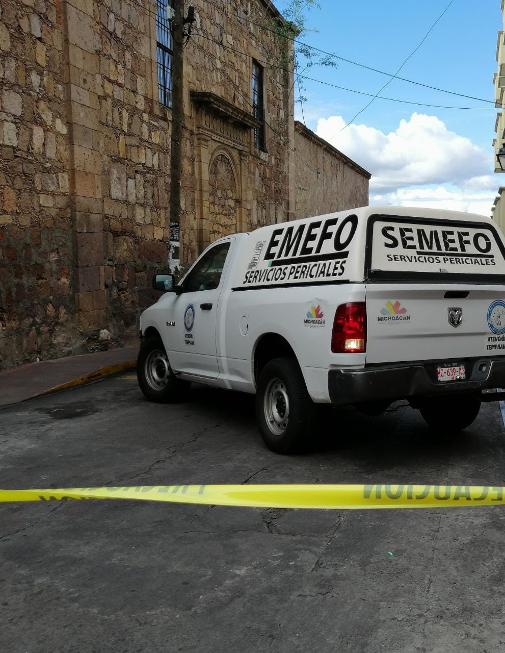 Sujetos desconocidos abandonaron una cabeza de un masculino