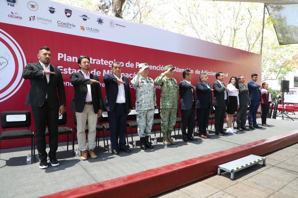 En coordinación con la Federación, va Gobierno de Michoacán contra las adicciones