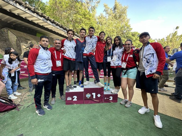 Conquista oro y bronce Michoacán en escalada deportiva en Nacionales Conade 2023
