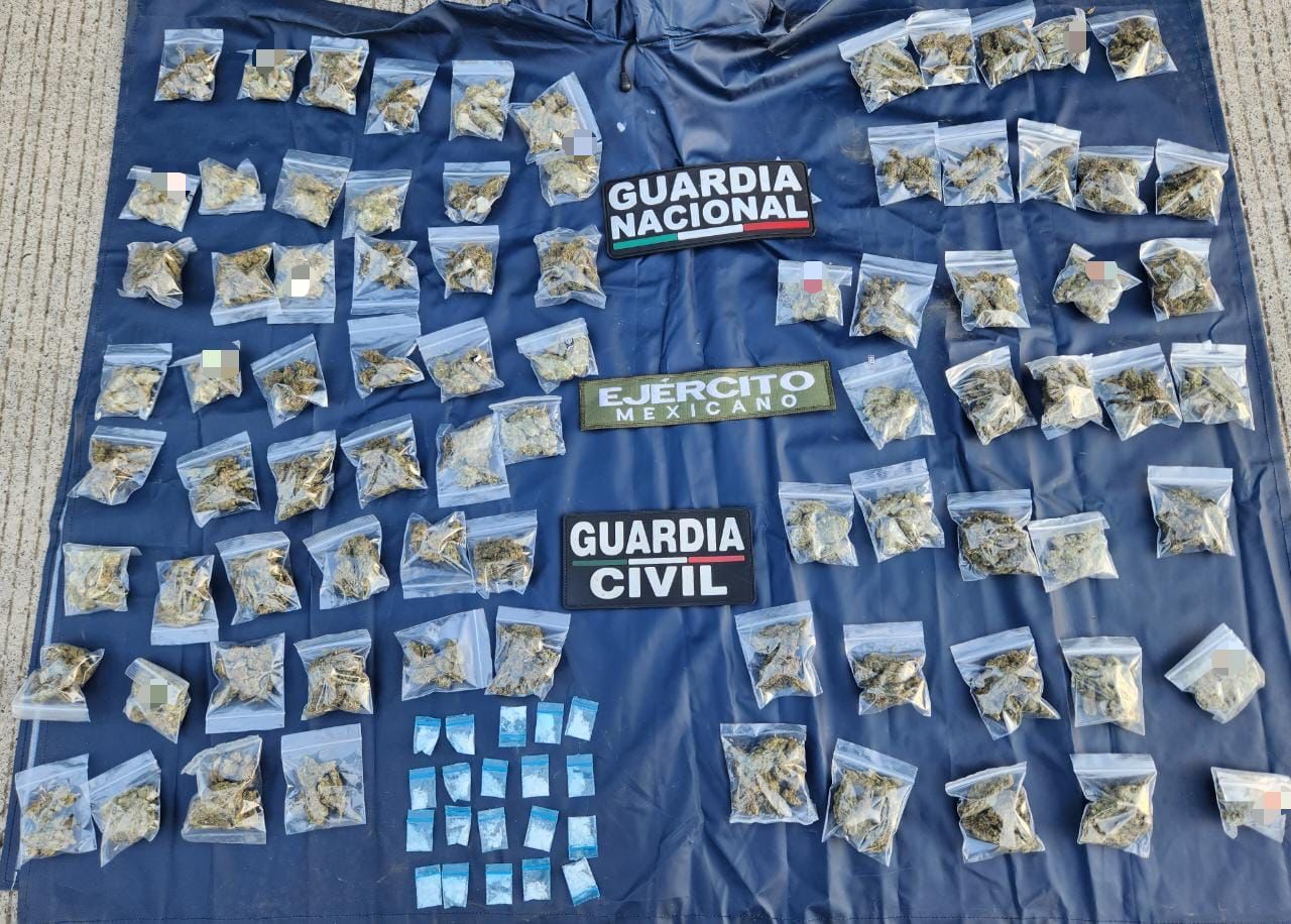 A través de refuerzo operativo en Uruapan: SSP detiene a 5 personas y decomisa 104 dosis de droga