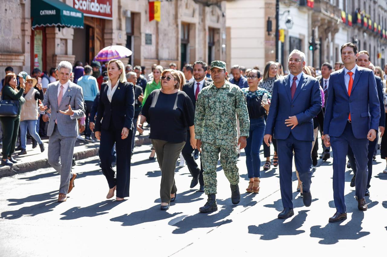 75 Legislatura, presente en el inicio de los festejos por el 482 aniversario de Morelia