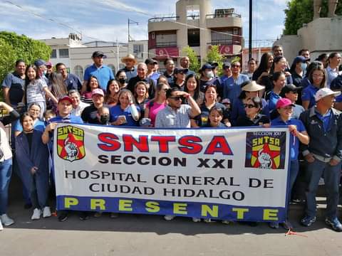 Sindicatos desfilan con motivo del “Día del Trabajo”