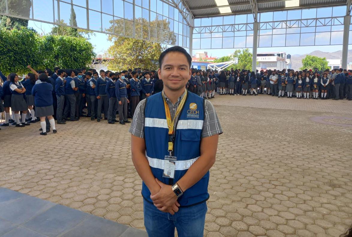 Capacitamos a más de 1000 estudiantes en prevención de violencia: Ali Melchor, Visitador Regional de la CEDH