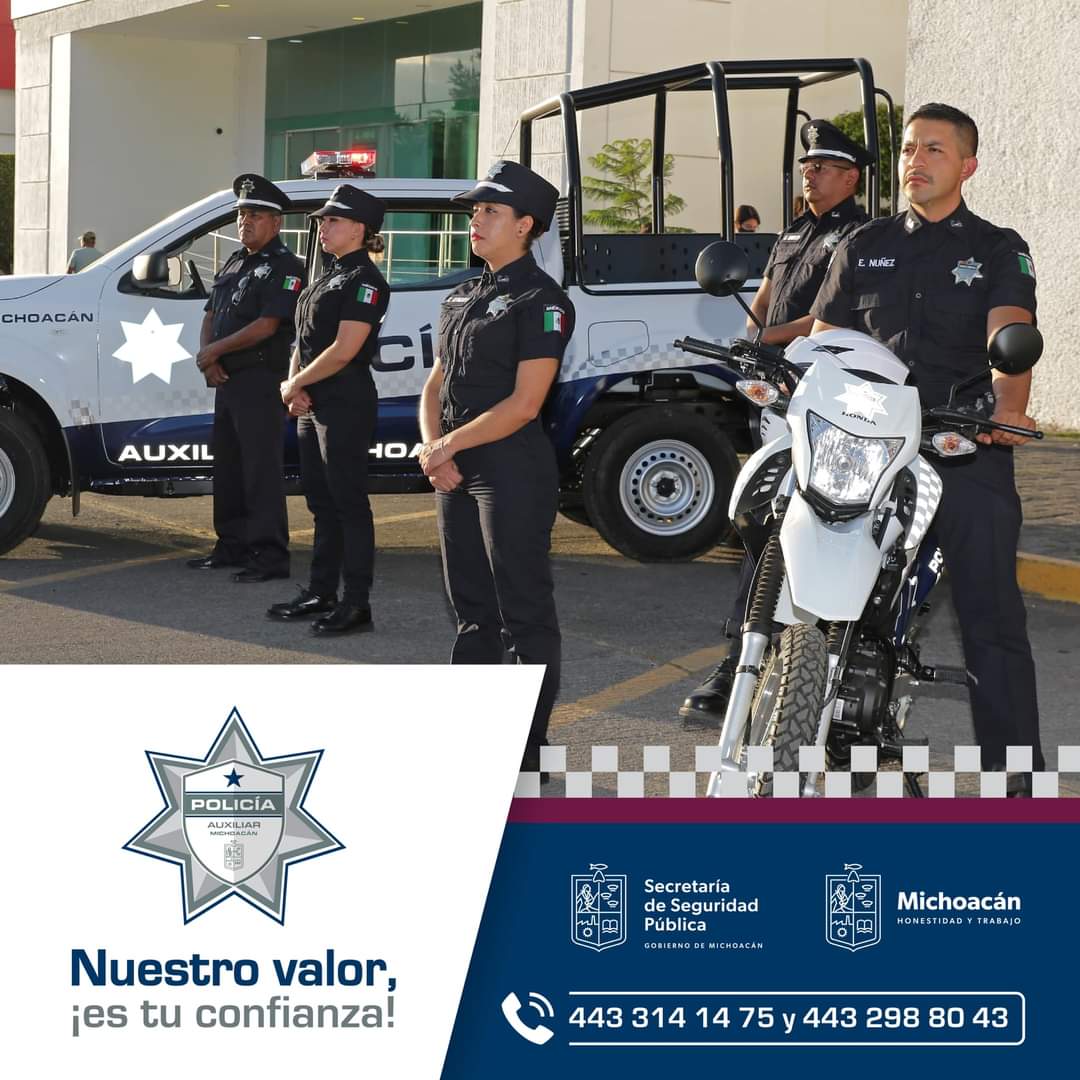Permanente, convocatoria de reclutamiento para la Policía Auxiliar.