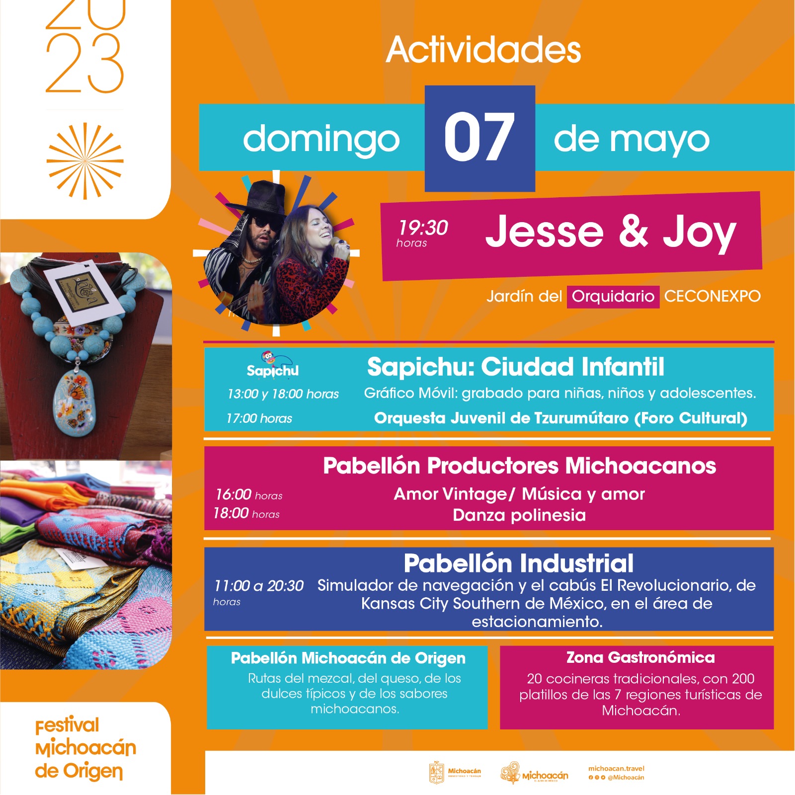 El plan ideal para este domingo lo encuentras en el Festival Michoacán de Origen.