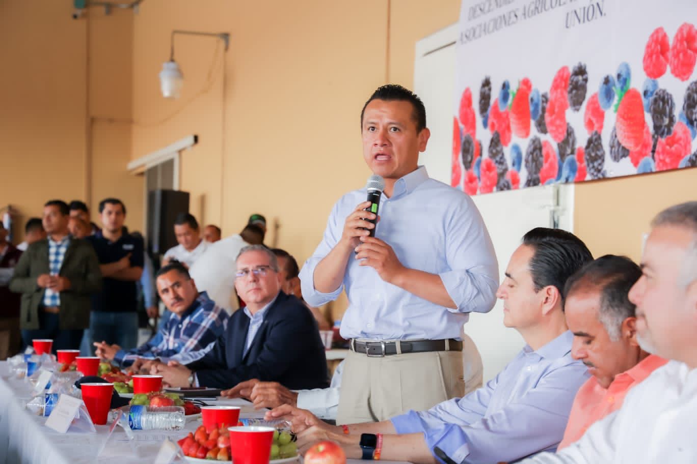 Productores Freseros cuentan con el respaldo del Gobierno de Michoacán: Torres Piña.