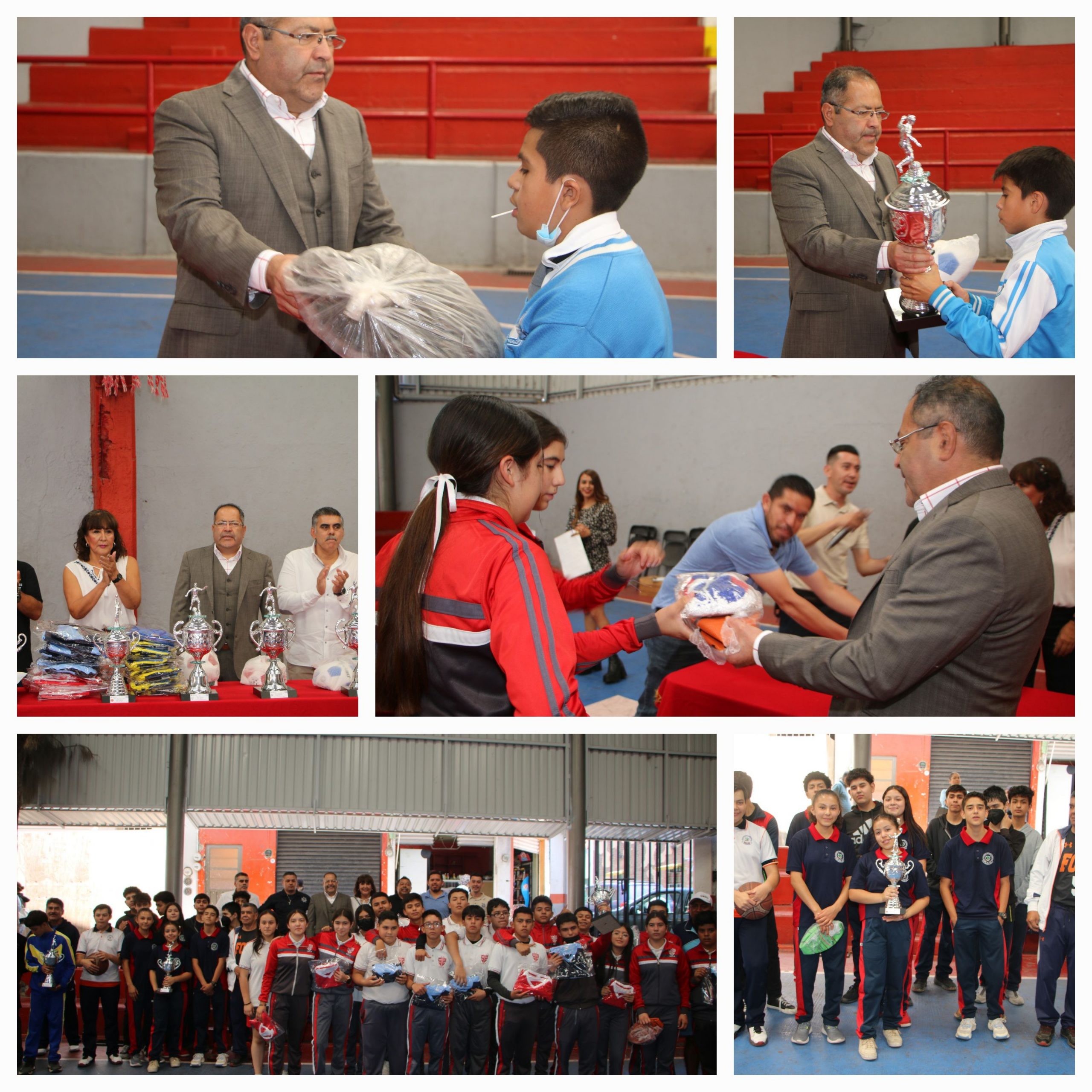 «¡Un éxito total! ¡Finalizó el Torneo de Barrio y los campeones en baloncesto y fútbol fueron premiados por el Lic. José Luis Téllez Marín!»
